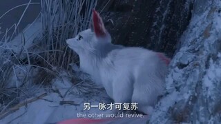 46.  The abandoned girl was the Nine-Tailed Fox,the War God used all his power to save her