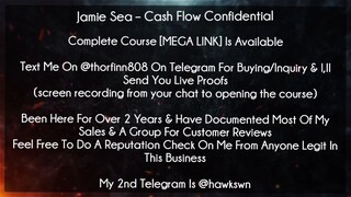 Jamie Sea Course Cash Flow Confidential download