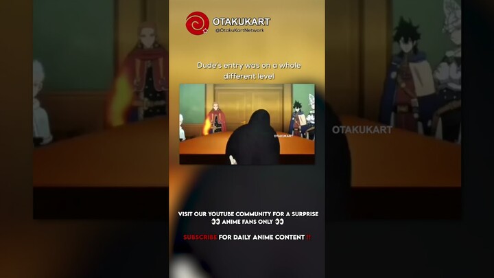 Dude’s entry was on a whole different level #anime #shorts #animeedits #animememes