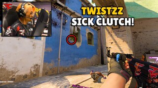 FAZE Twistzz incredible 1v3 Clutch! Zywoo is insane! CSGO best moments