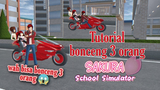 Tutorial bonceng 3 orang naik motor || Sakura School simulator