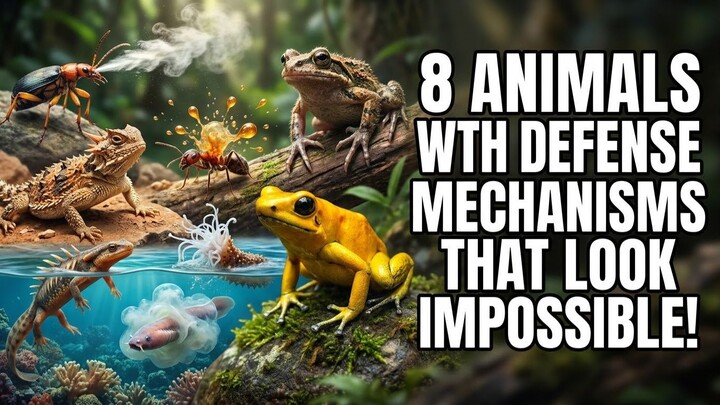 8 Animals With Defense Mechanisms That Look Impossible!#AnimalFacts #Wildlife #A