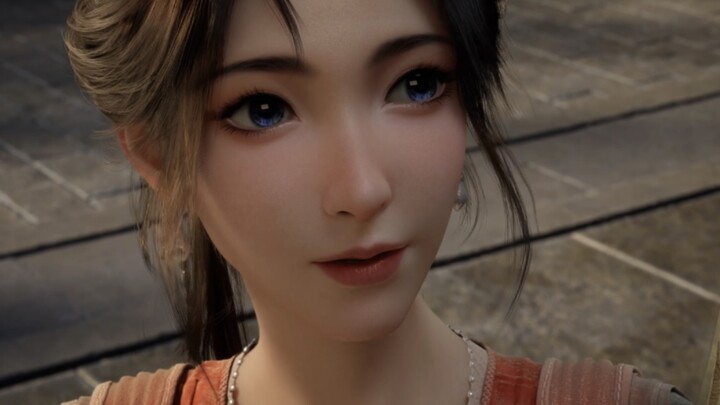 Han Li directly wrapped his arms around Mu Peiling, making her little face blush bright red.