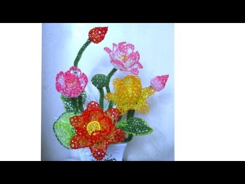 Đèn Hoa Sen Kết Bằng Hạt Đá Pha Lê # Hạt Cườm 🍀