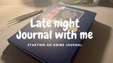 Anime Journal with me: asmr?