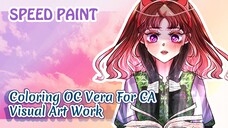 Coloring OC Vera for CA Visual Art Work ヽ( 'ω' )ノ