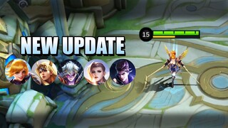 NEW UPDATE - FANNY BUFF, DYRROTH BUFF, SILVANNA NERF - MOBILE LEGENDS PATCH 1.6.46