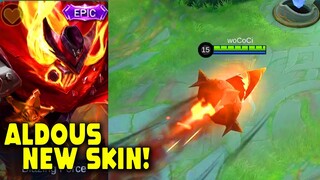 NEW SKIN ALDOUS BLAZING FORCE MOBILE LEGENDS🟢MLBB