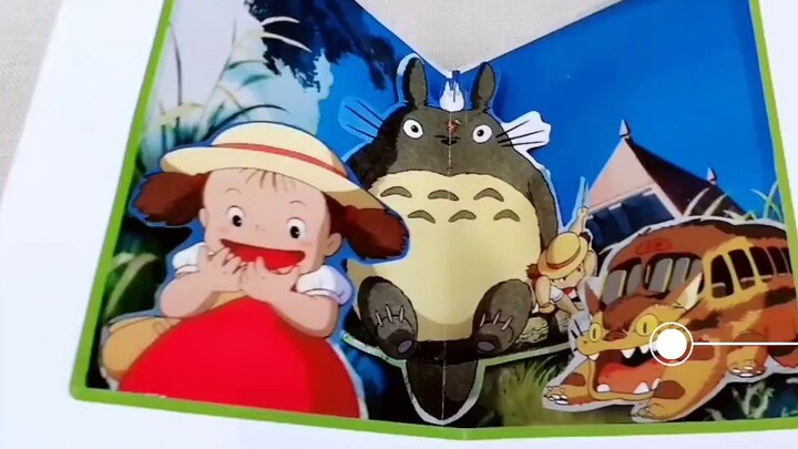 Hayao Miyazaki animation pop-up book