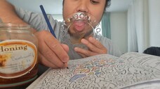 PLATE LICKING BUCKWHEAT HONEY & COLOURING HEARTS ❤️