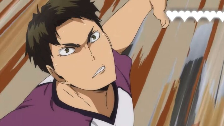 I was shocked by Ushijima's aura.
