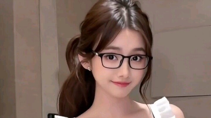 [Glasses-Wearing Girls Compilation] So Cute!