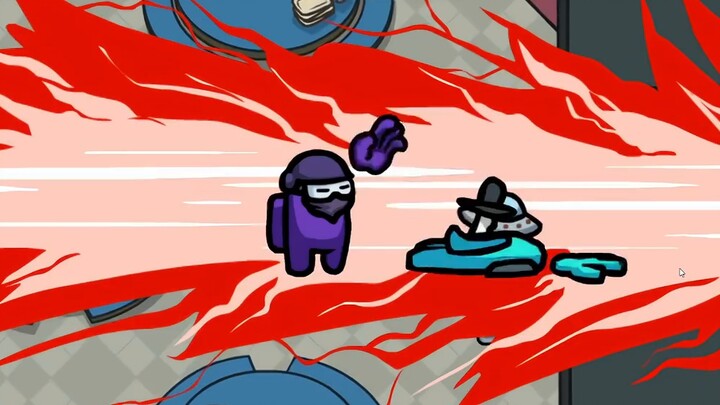 Among Us All pets' reaction animations when you die