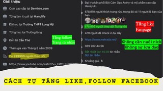 Cách tăng lượt theo dõi trên facebook | Mới nhất | 100% thành công | Uy tín