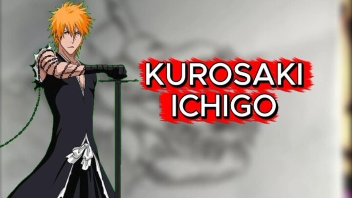 I DRAW KUROSAKI ICHIGO FROM BLEACH