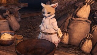 Kucing yang menyiapkan makanan untuk Anda di Yuechen