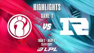 [Highlights] IG vs. RNG - Game 1 | Tuần 2 Ngày 7 | LPL Mùa Xuân 2022