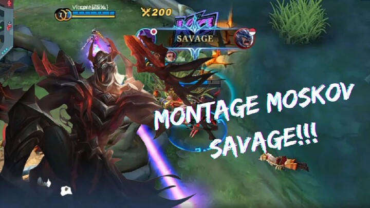 [MLBB] Hero Moskov - Moment Moskov SAVAGE!!