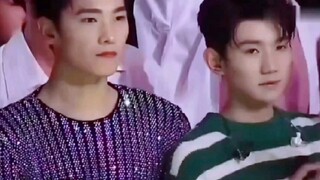 Pesta Malam Tahun Baru 2018, Yang Yang, TFBOYS, Bai Jingting, pria tampan bersama