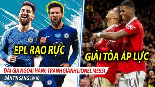 BẢN TIN 28/10 | Đại gia EPL tranh giành đón Lionel Messi; Ronaldo nổ súng, MU thắng lớn ở C2