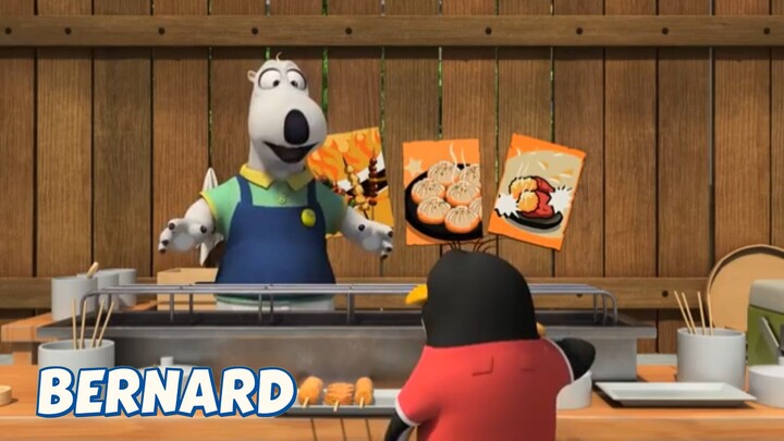 BERNARD BEAR || STREET FOOD - CARTOON CHILDREN