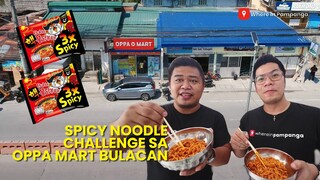 Spicy x3 noodles at Oppa Mart Bulacan