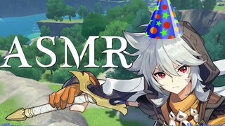 [ASMR] Razor's Belated Birthday Celebration | Razor x Listener (Genshin Audio)