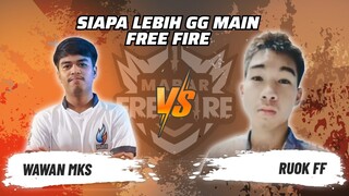 Wawan MKS vs Ruok FF: Musuh Mudah Bagi Ruok!? | Mabar Free Fire Match 51 #short