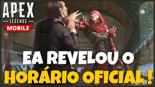 EA ACABA de REVELAR o HORÁRIO OFICIAL de LANÇAMENTO do APEX LEGENDS MOBILE no BRASIL!