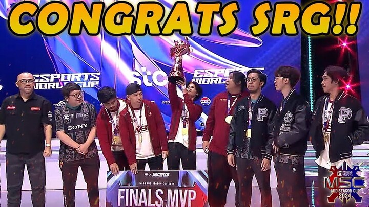 CONGRATS BUAT SRG JUARA BARU UNTUK MSC!! RAKSASA MALAYSIA MENGGILA!! - SRG VS BR