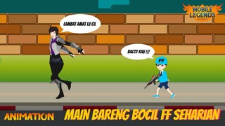 MOBILE LEGENDS ANIMATION | MAIN BARENG BOCIL FF SEHARIAN | MLBB