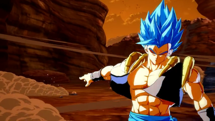 [Dragon Ball Fighter Z] MOD Evolution Blue Gogeta vs. Terobosan Batas Super Four Gogeta