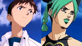 【JOJO】石之海二创与EVA原版OP对比