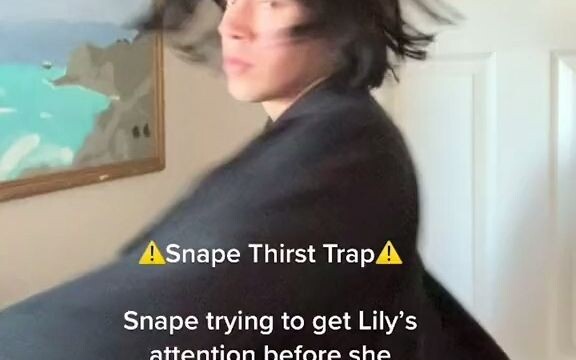 Suddenly, I got Snape's charm!!