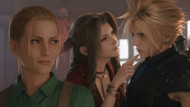 #KompetisiKreasiUnggahan7 Cloud mengunjungi rumah Aerith, Elmyra Gainsborough