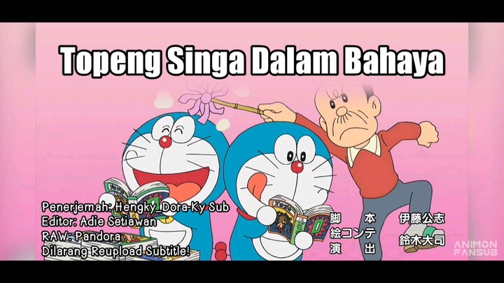 Doraemon Episode "Topeng singa dalam bahaya" Takarir Indonesia