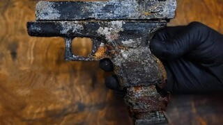 金属玩具枪修复：格洛克G29金属玩具手枪