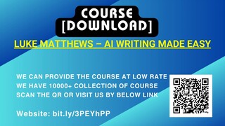 Luke Matthews – AI Writing Made Easy