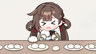 素裳：我真吃不下了！