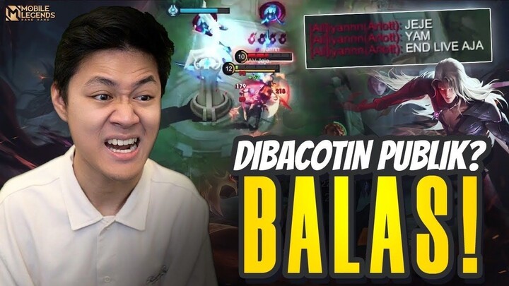 DISURUH END LIVE SAMA PUBLIK DAN DIKATAIN SAAT RANKED MODE SERIUS! - Mobile Lege