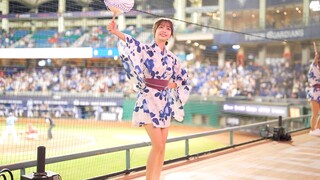 【4K】Fubon Angels Fubon Angels Yukata "Doki Doki" ธีมวัน Fubon Titans Cheerleading Team 20221002