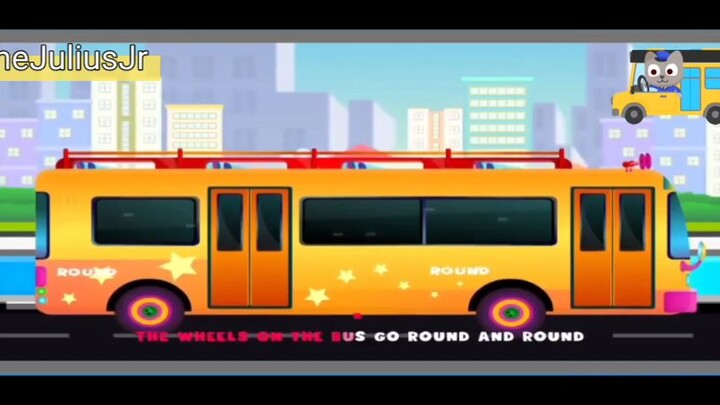 The Wheels On the Bus |Nursery Rhymes & Lyrics - Cartoon For Kids