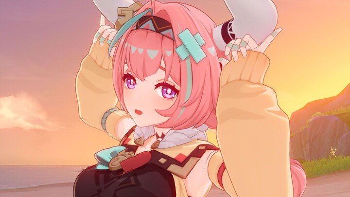 “Energetic Girl” — This is your favorite anime girl! / Genshin Impact Creative Experience Server