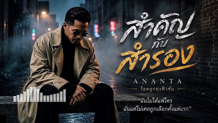 สำคัญกับสำรอง - ANANTA | ไทยฟิวชั่น | ได้แค่ตัวแต่ไม่ได้ใจ | เพลงใหม่2026 [Official lyrics video]