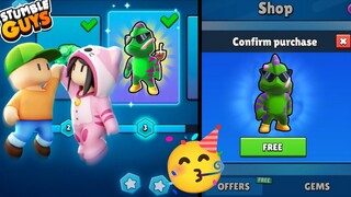 Stumble guys new free skin| how to open stumble journey| stumble journey release date