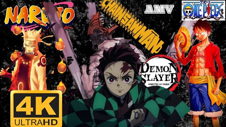 anime Naruto & demon Slayer \\ chainsawMan\\ one piece 4k ultraHD