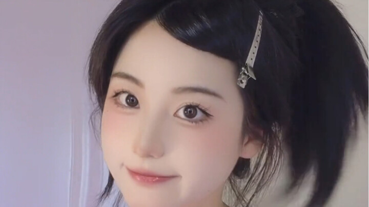 好喜欢单马尾！
