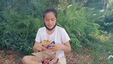 MUKBANG SA DAHON NG SAGING! KAWA GIRL| Mukbang Fire Noodles (EXTREME CHALLENGE) mrdjradz 🌶️🔥🥵