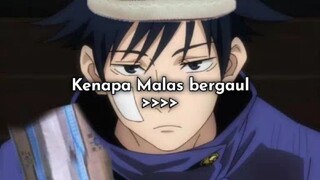 malas bergaul