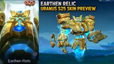 New Season Skin is Here!! 😮😳 Uranus Earthen Relic Skin Review || Mobile Legends : Bang Bang